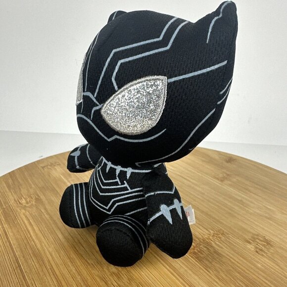 TY Beanie Baby 6" Black‎ Panther Marvel Plush Stuffed Animal Toy - Picture 2 of 10
